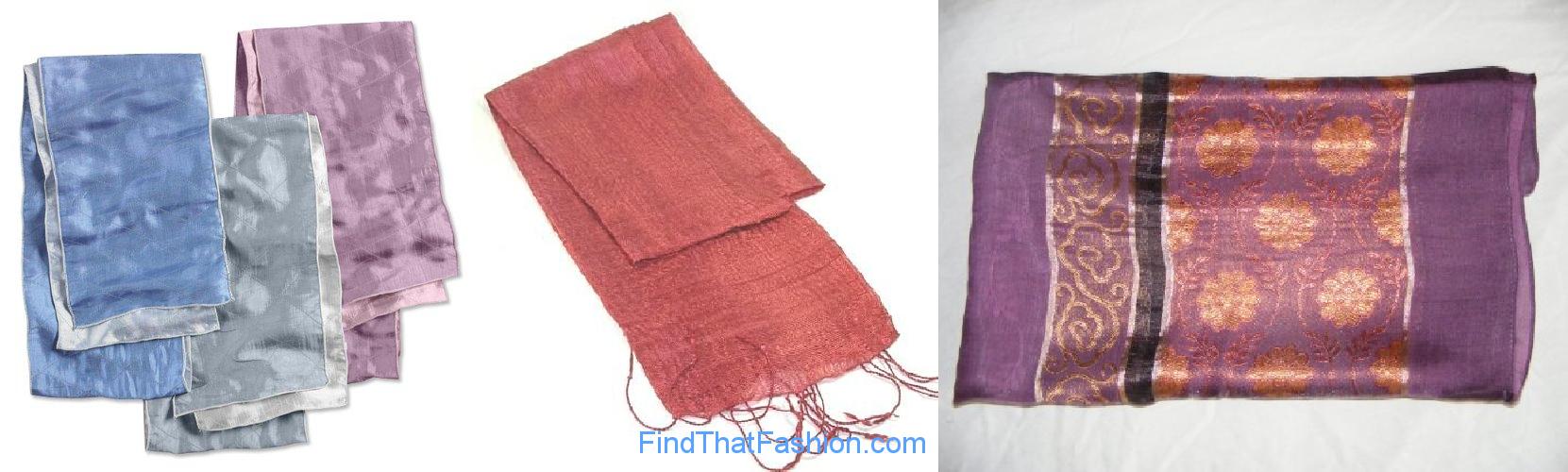 Thai Silk Scarfs
