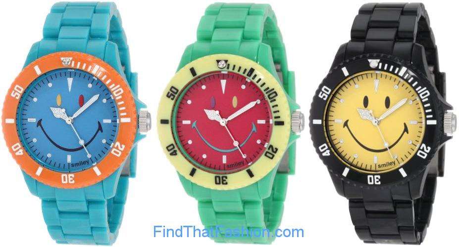 Smiley Happy Time Watches