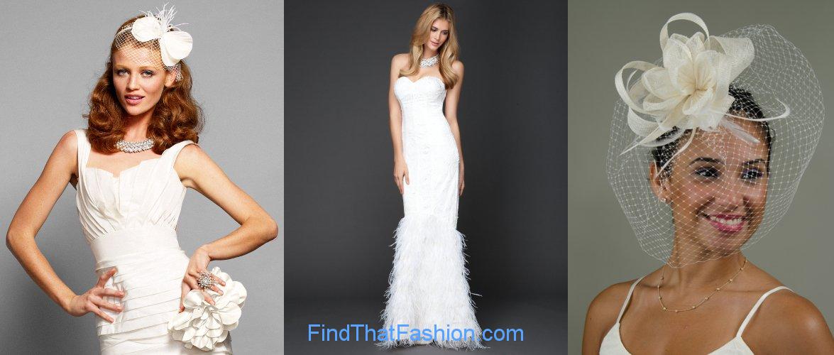 Bridal Gowns With Feathers