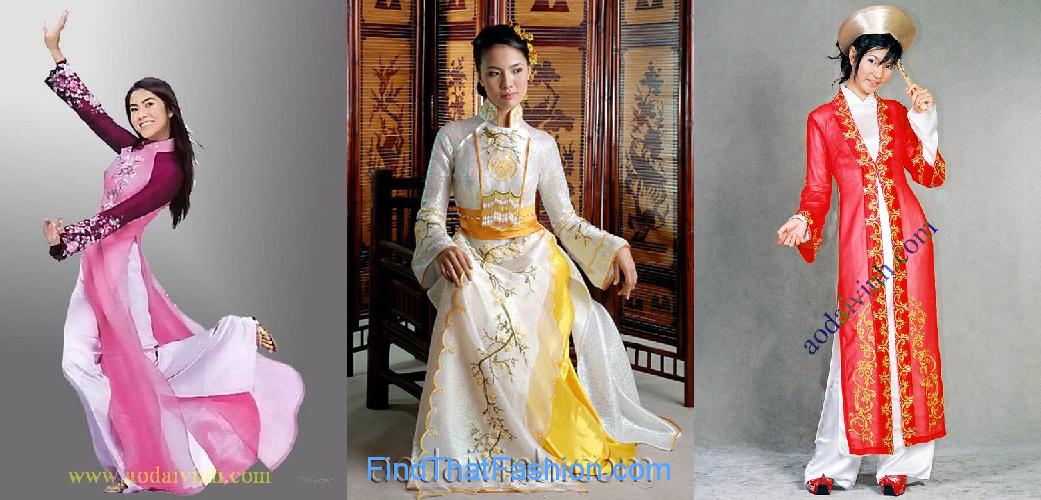 Vietnamese Long Dresses Ao Dai Vinh