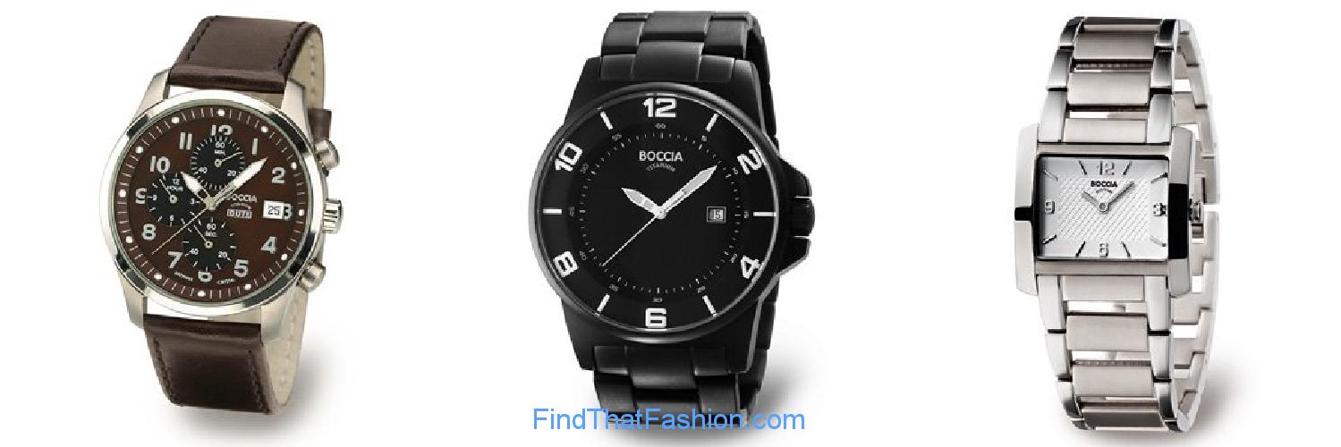 Boccia Titanium Watches