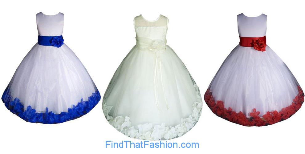 AMJ Dresses Girls Wedding Fashion