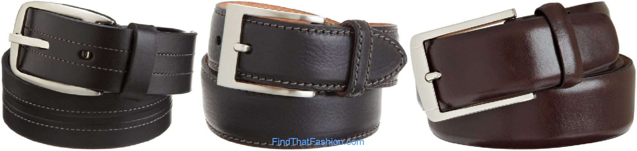 Trafalgar Mens Leather Belts